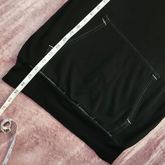 Derek Heart Classic Black Hoodie - Picture 7 of 10